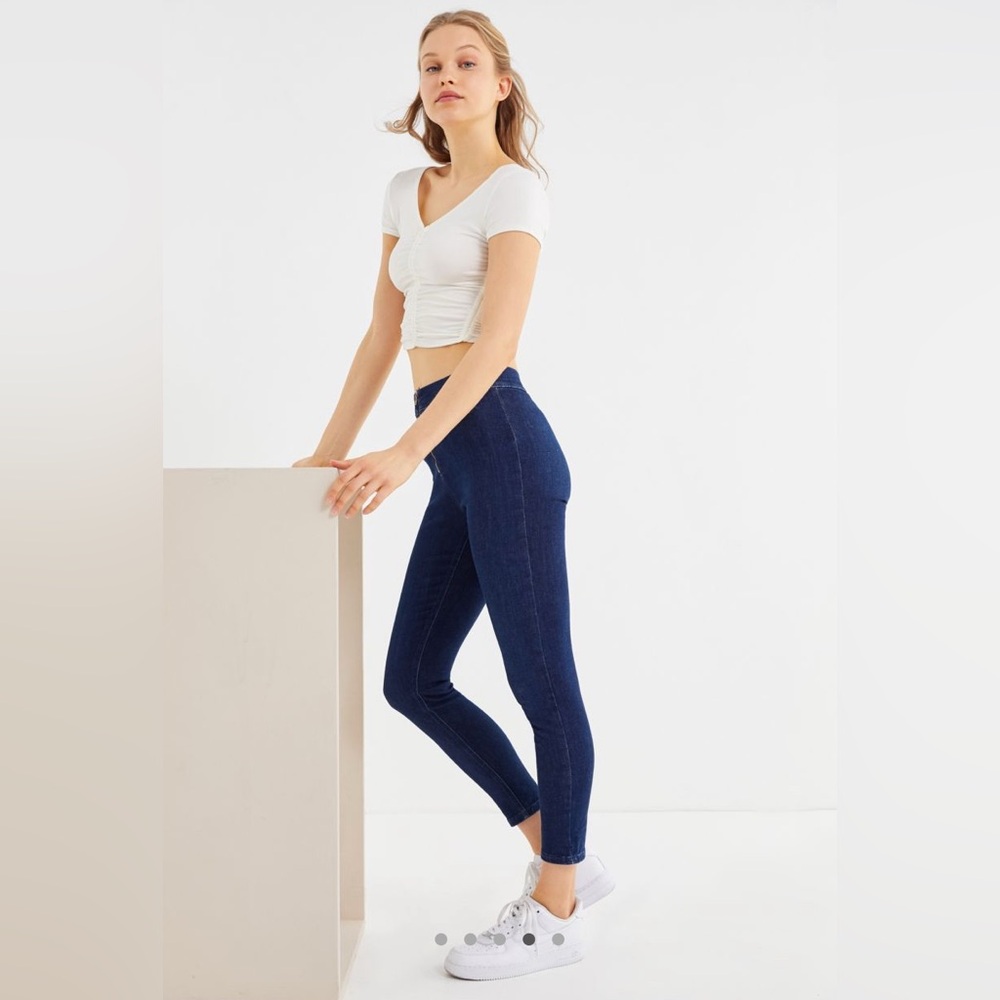 Urban Outfitters BDG Suzie High-Rise Zip-Front Skinny Jean